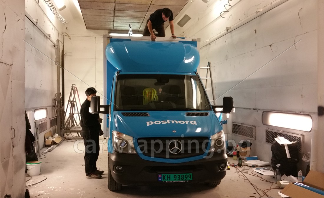 Mercedes Ice car - Postnord - 7